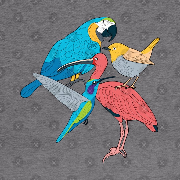 Exotic Birds Collection by Mako Design 